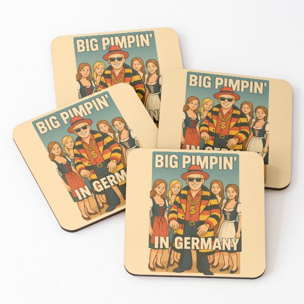 Item preview, Big Pimpin’ in Germany – Cartoon Style designed and sold by PixelForge.com.de.