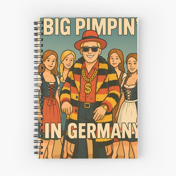 Item preview, Big Pimpin’ in Germany – Cartoon Style designed and sold by PixelForge.com.de.