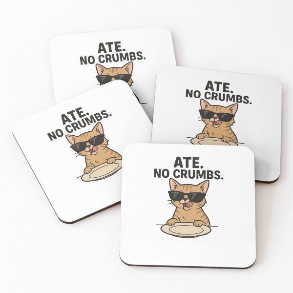 Item preview, Ate. No Crumbs. Kitty designed and sold by Heritagix.