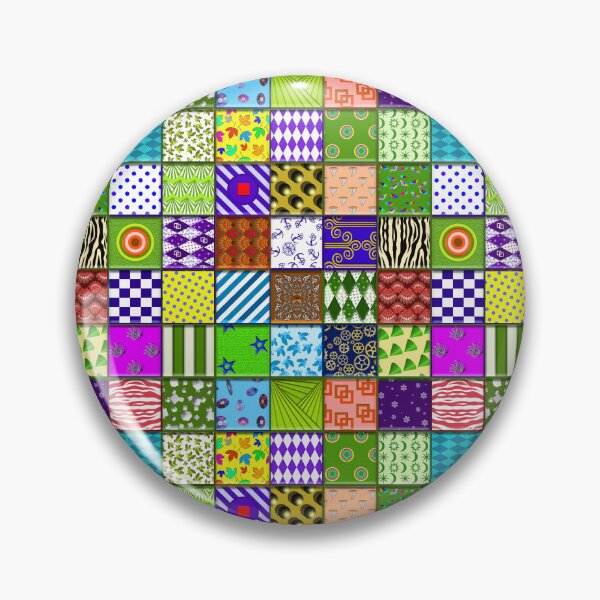 Item preview, patchwork quilt V6 multi-colour designed and sold by TerenceLacey.