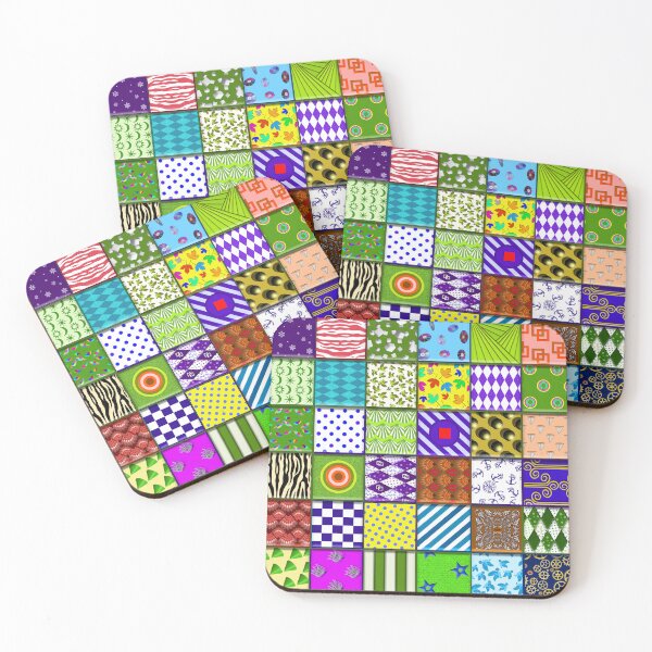 Item preview, patchwork quilt V6 multi-colour designed and sold by TerenceLacey.