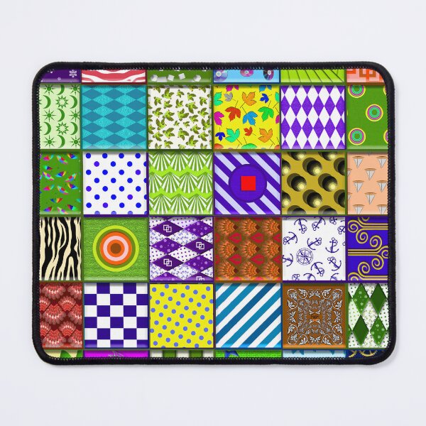 Item preview, patchwork quilt V6 multi-colour designed and sold by TerenceLacey.