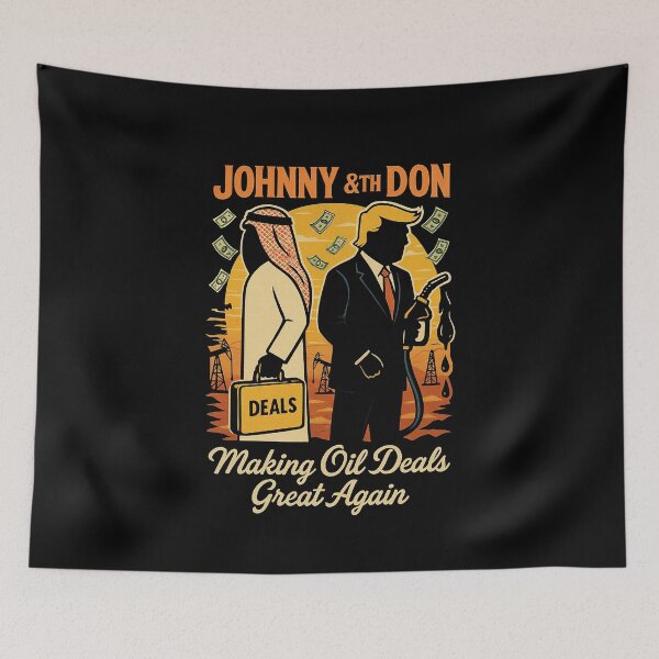 Item preview, Johnny & The Don: Oil Bros Forever designed and sold by KOURCHAL ART.