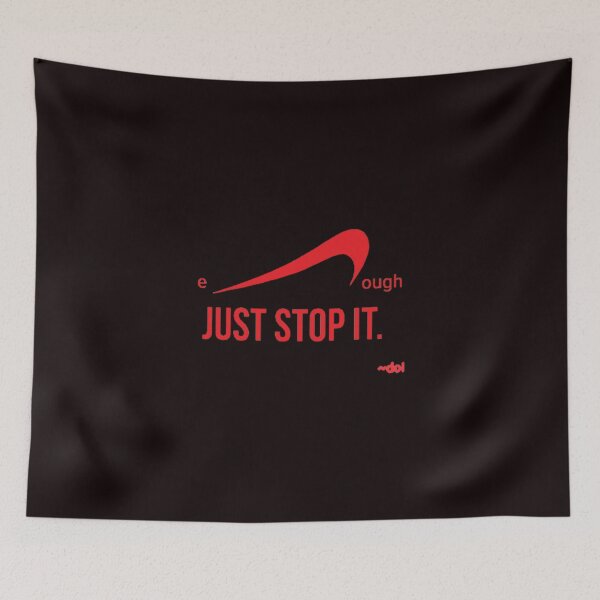 Item preview, enough Just Stop It designed and sold by Dorothy Ogda Laxton.