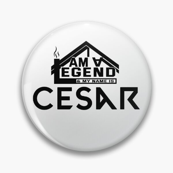 Item preview, I am a Legend & My Name Is Cesar (I am Legendary) designed and sold by koreatvtea.