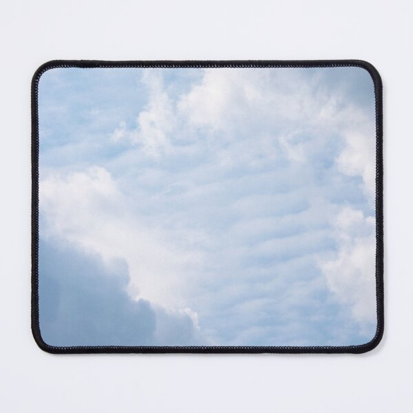 Item preview, A pattern in the clouds in a blue sky on a summer day - dreamy clouds nature and travel photography designed and sold by Christa Stroo Photography.