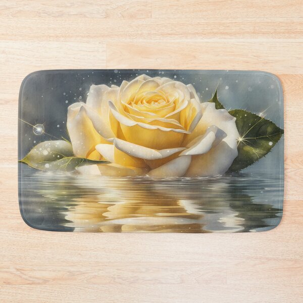 Item preview, Light Yellow Rose in Water designed and sold by CalmnessbyChoice.
