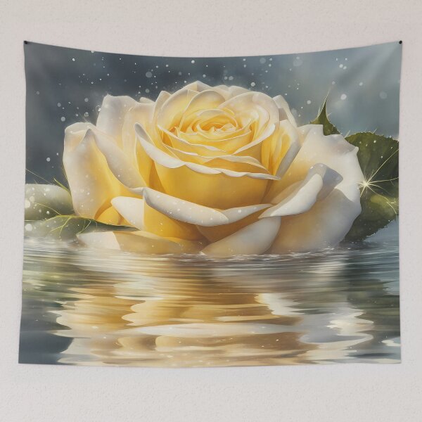 Item preview, Light Yellow Rose in Water designed and sold by CalmnessbyChoice.