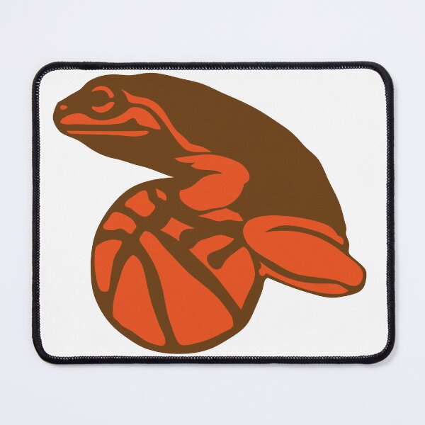 Item preview, frog on basketball sports logo designed and sold by Achille3777.