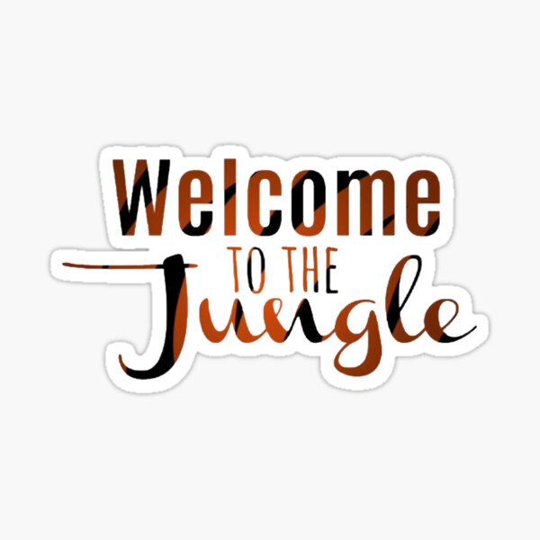 Welcome to the Jungle Sticker