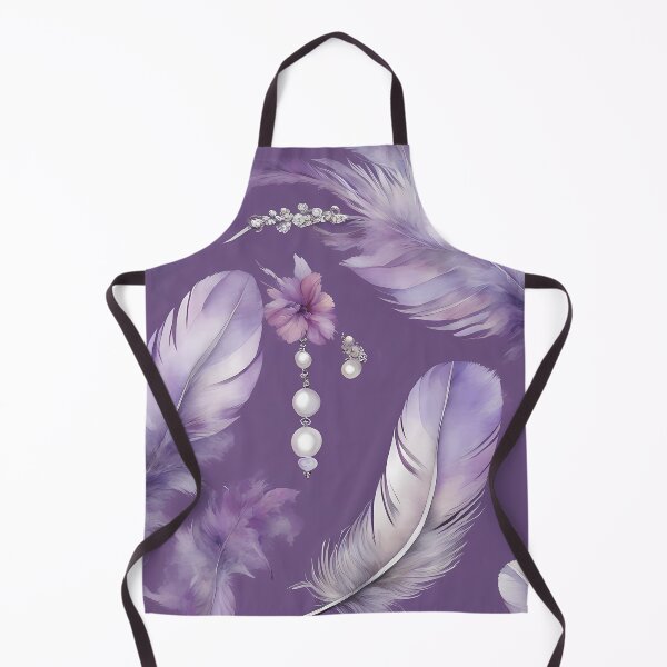 Item preview, Purple Feathers with Pearls designed and sold by CalmnessbyChoice.