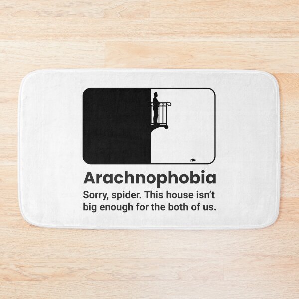 Item preview, Funny Arachnophobia Quote – Spider Fear Humor Design designed and sold by rherondesigns.