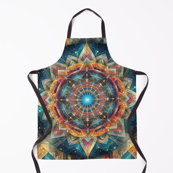 Item preview, colorful geometric,decorative,mystic pattern designed and sold by Dogandesighn.