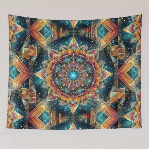 Item preview, colorful geometric,decorative,mystic pattern designed and sold by Dogandesighn.