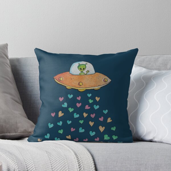 Item preview, Alien Love Drop – Vintage Pastel UFO Art variation designed and sold by KawaiiNugs.