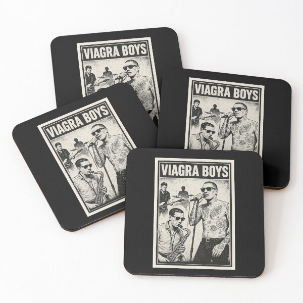 Item preview, Viagra Boys Fan illustration design designed and sold by Ratatatts.