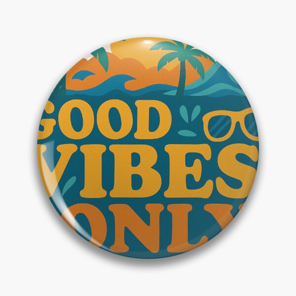 Item preview, Good Vibes Only – Retro Summer Beach Design with Palm Trees & Sunglasses designed and sold by andrew758.