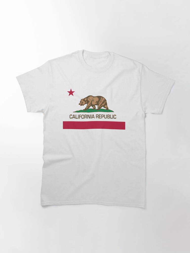 Thumbnail 3 of 7, Classic T-Shirt, California Republic state flag of California designed and sold by Bruiserstang.