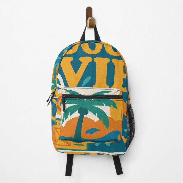 Item preview, Good Vibes Only – Retro Summer Beach Design with Palm Trees & Sunglasses designed and sold by andrew758.
