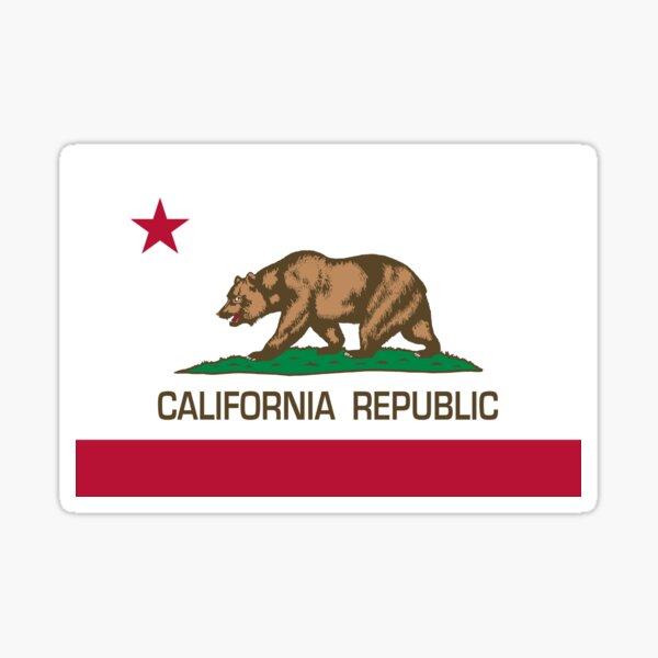 Item preview, California Republic state flag of California designed and sold by Bruiserstang.