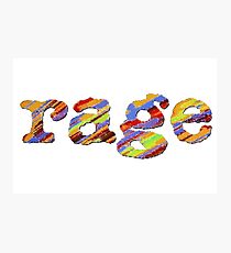 rage Photographic Print