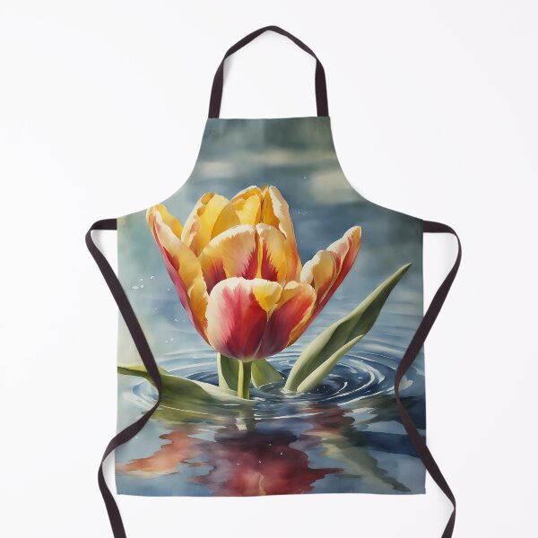 Item preview, Two-Coloured Tulip in Water designed and sold by CalmnessbyChoice.