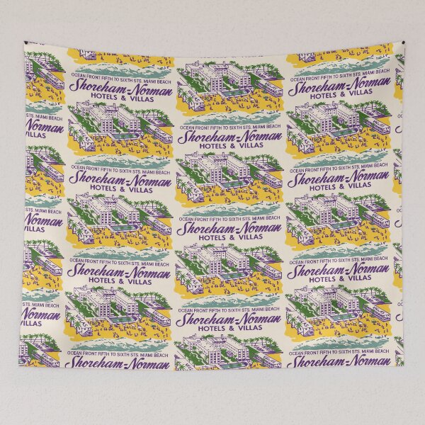 Item preview, Retro Shoreham Norman Hotels Miami Beach Florida designed and sold by ourkid.