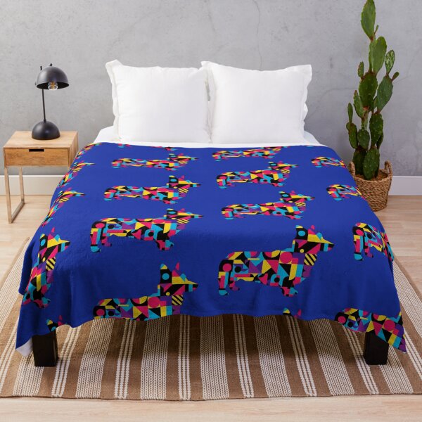 Item preview, Geometric Corgi Dog - Colorful Art Design designed and sold by Zini-ArtStudio.