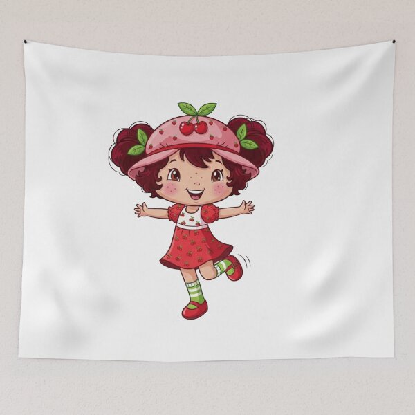 Item preview, Cherryla – Cute Cherry Girl Character in Cartoon Style designed and sold by mostafa gebril  ⭐⭐⭐⭐⭐.