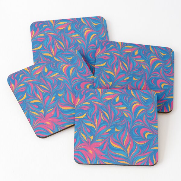 Item preview, Seamless Marbled Flow – Blue, Pink & Gold Abstract Pattern-AI-Enhanced Seamless Marbling designed and sold by Pacika.