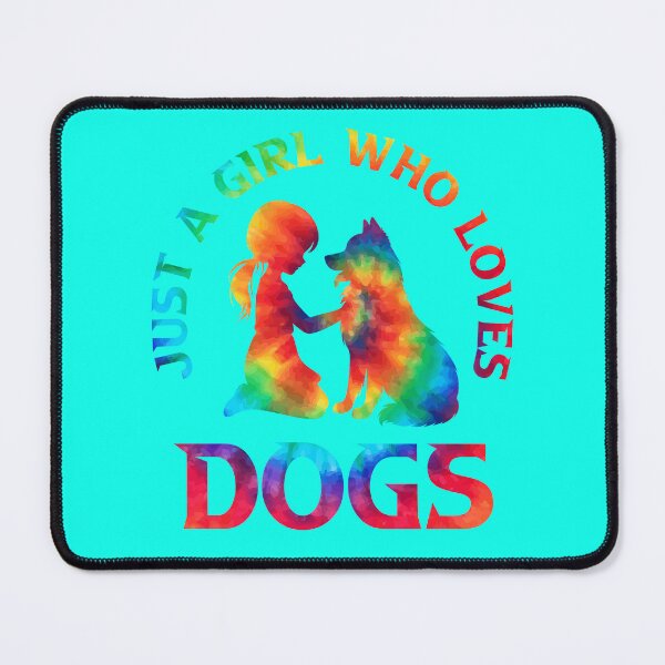 Item preview, just a girl, and her dog, dog, girl, girl and dog, just, a girl love her dog, just a girl and her dog designed and sold by happinesproject.