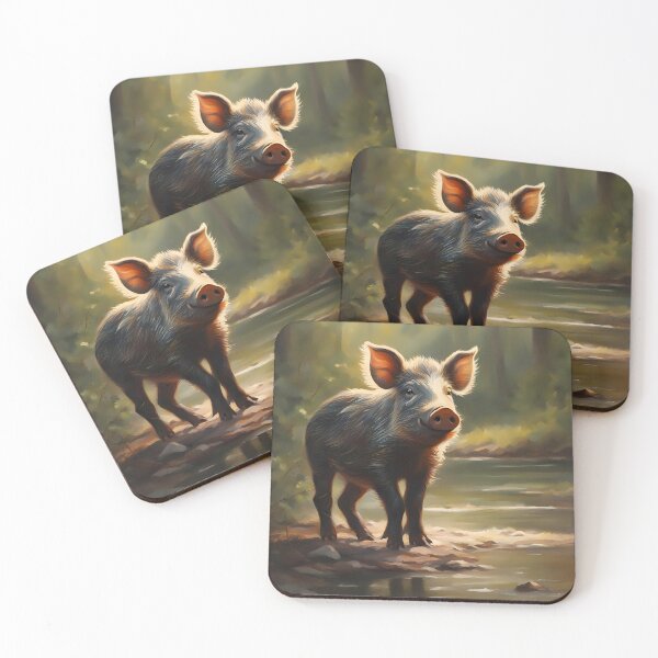 Item preview, Happy Wildhog by Creek designed and sold by CalmnessbyChoice.