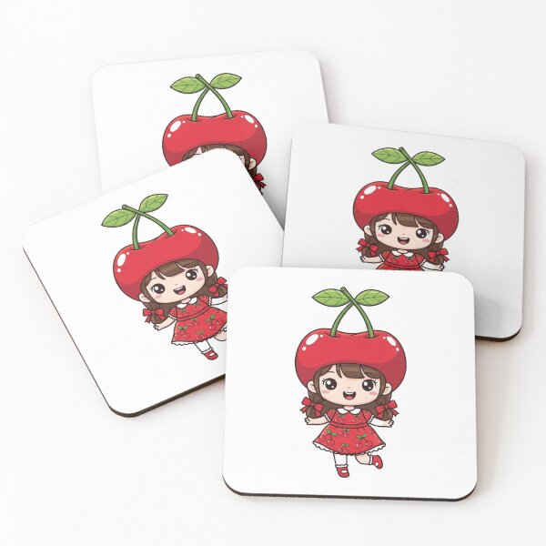 Item preview, RedCherry – Stylish Cherry Girl Cartoon with a Bold Twist designed and sold by mostafa gebril ⭐⭐⭐⭐⭐.