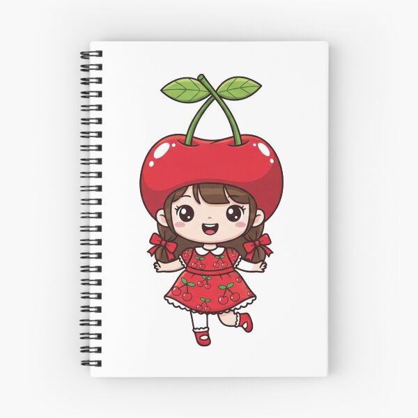 Item preview, RedCherry – Stylish Cherry Girl Cartoon with a Bold Twist designed and sold by mostafa gebril  ⭐⭐⭐⭐⭐.