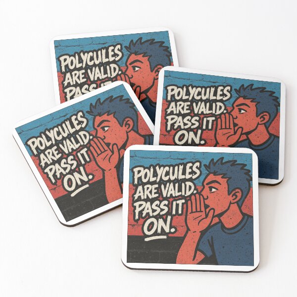 Item preview, Polycules are Valid designed and sold by Feathers and Flair.