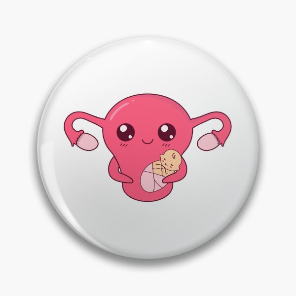 Item preview, Mama Cuterus – Cute Uterus Holding a Sleeping Baby designed and sold by Balasan.