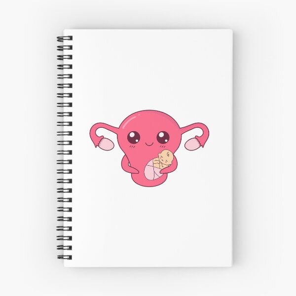 Item preview, Mama Cuterus – Cute Uterus Holding a Sleeping Baby designed and sold by Balasan.