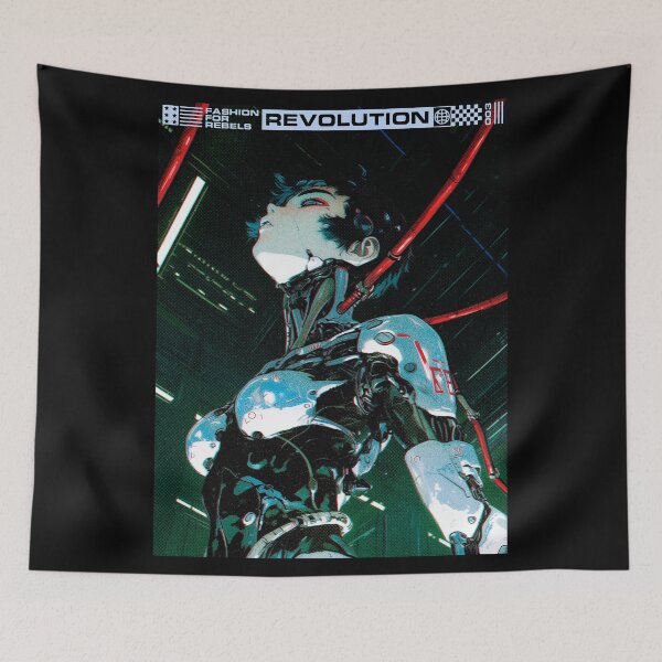 Item preview, Dystopian Cyborg Cyberpunk  designed and sold by ShurikenStar.