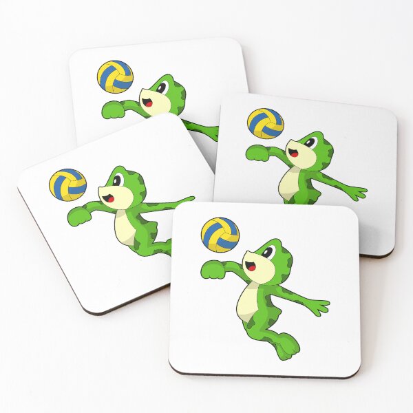 Item preview, Frog Volleyball player Volleyball designed and sold by Snabdesign84.