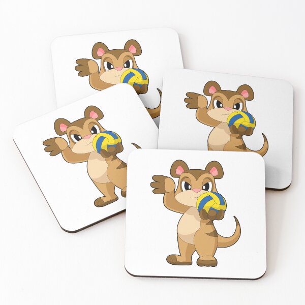 Item preview, Meerkat Volleyball player Volleyball designed and sold by Snabdesign84.