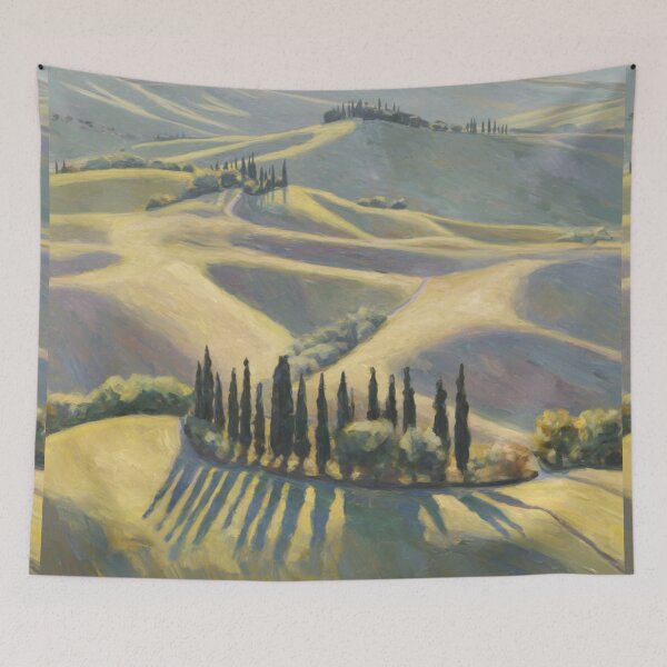 Item preview, Serene French Countryside | Rolling Hills | Impressionist Landscape  designed and sold by CARRAANN.