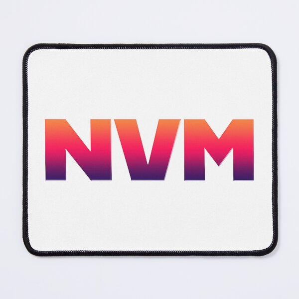 Item preview, NVM - Nevermind in Sunset Gradient designed and sold by Memes N Lore .