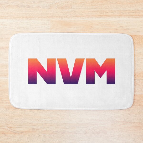 Item preview, NVM - Nevermind in Sunset Gradient designed and sold by Memes N Lore .