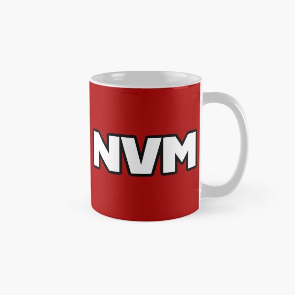 Item preview, NVM - Nevermind in Big Bold Minimal with Outline designed and sold by Memes N Lore .