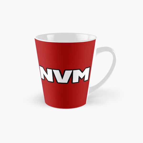 Item preview, NVM - Nevermind in Big Bold Minimal with Outline designed and sold by Memes N Lore .