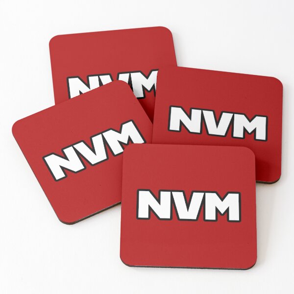 Item preview, NVM - Nevermind in Big Bold Minimal with Outline designed and sold by Memes N Lore .