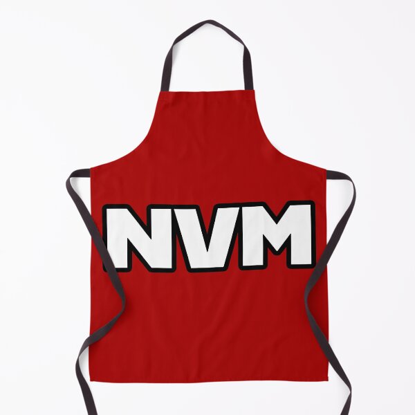 Item preview, NVM - Nevermind in Big Bold Minimal with Outline designed and sold by Memes N Lore .