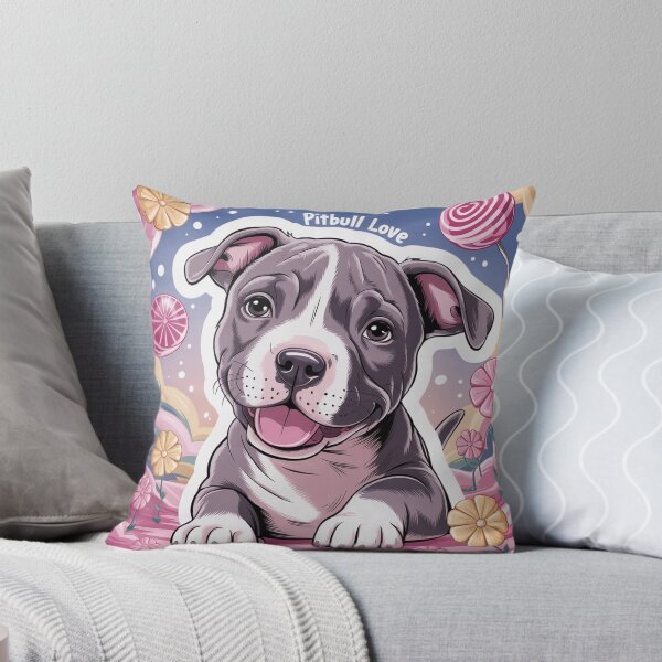 Item preview, Pitbull puppy in a surreal style. designed and sold by Lilashakti ⭐️ ⭐️ ⭐️ ⭐️ ⭐️.