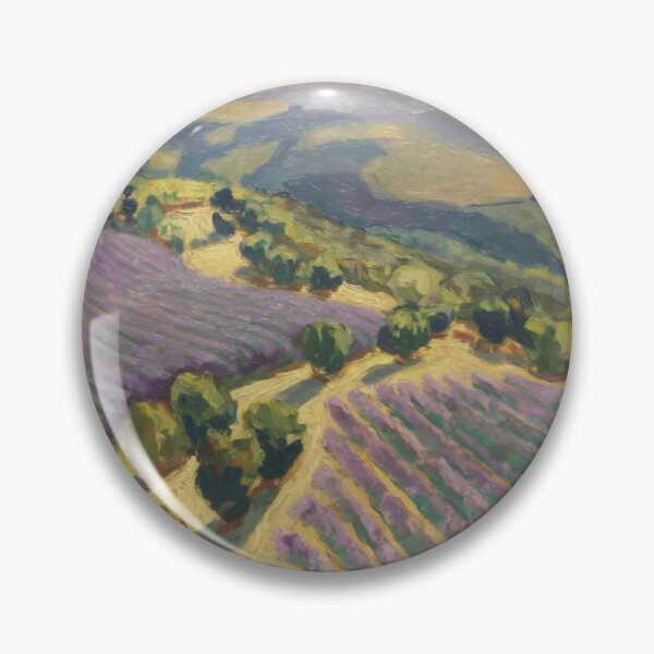 Item preview, Idyllic French Aerial Landscape | Lavender Fields | Impressionist  designed and sold by CARRAANN.