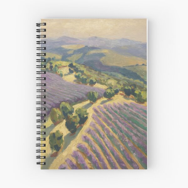 Item preview, Idyllic French Aerial Landscape | Lavender Fields | Impressionist  designed and sold by CARRAANN.